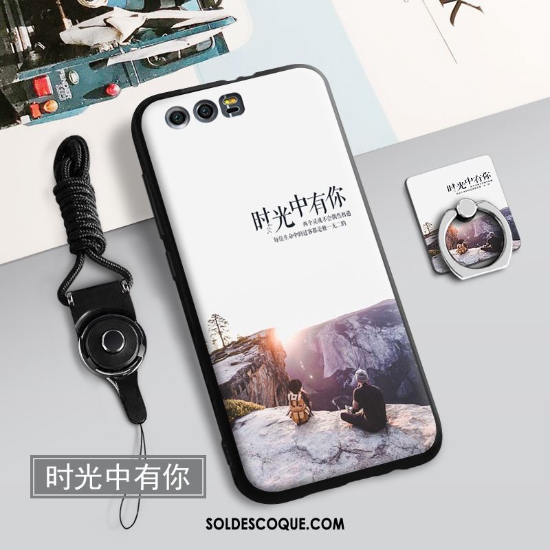 Coque Huawei P10 Blanc Fluide Doux Téléphone Portable Étui Tout Compris Pas Cher