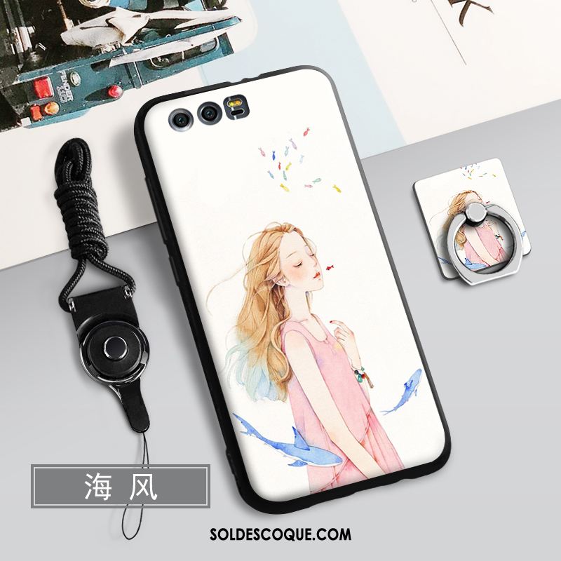 Coque Huawei P10 Blanc Fluide Doux Téléphone Portable Étui Tout Compris Pas Cher