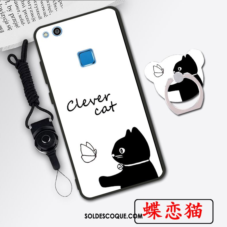 Coque Huawei P10 Lite Anneau Blanc Protection Téléphone Portable Jeunesse En Vente