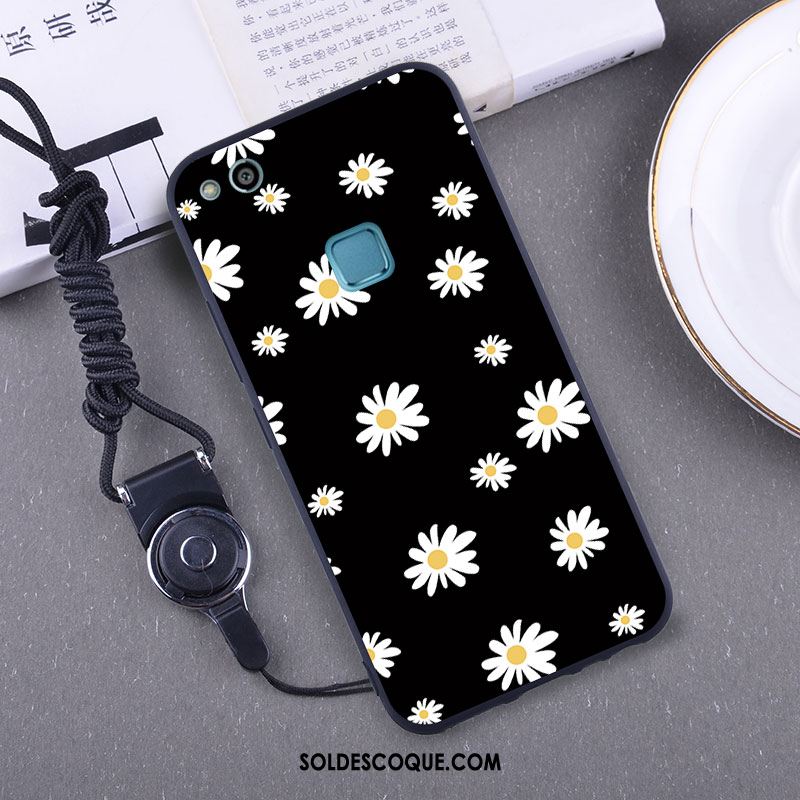 Coque Huawei P10 Lite Fluide Doux Membrane Tempérer Ornements Suspendus Noir En Vente