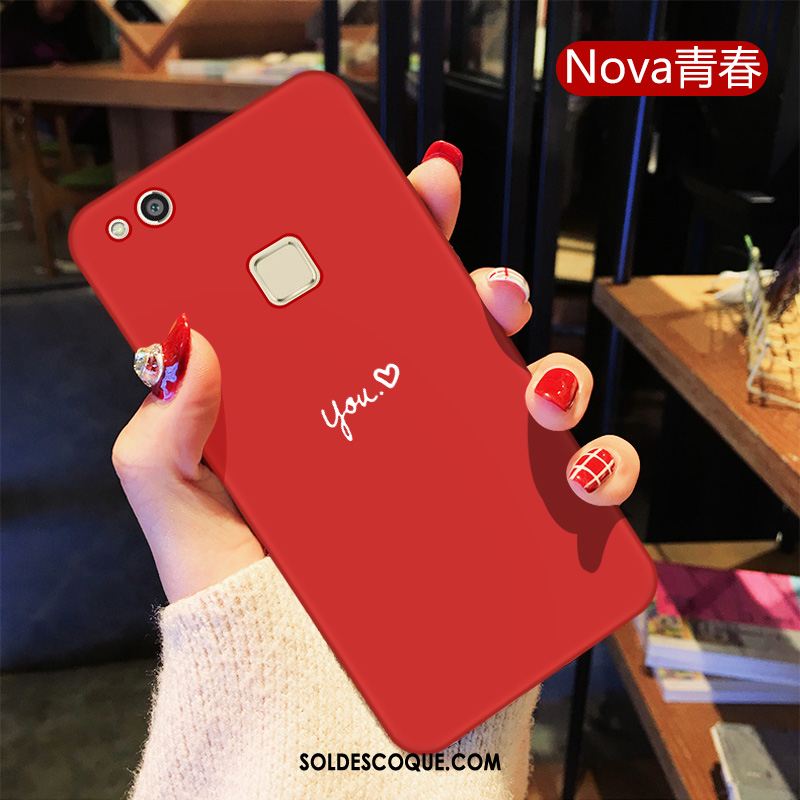 Coque Huawei P10 Lite Jeunesse Étui Téléphone Portable Personnalité Rouge Pas Cher