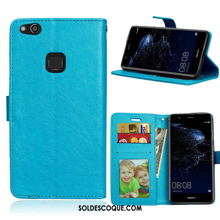 Coque Huawei P10 Lite Portefeuille Fluide Doux Téléphone Portable Protection Silicone Pas Cher