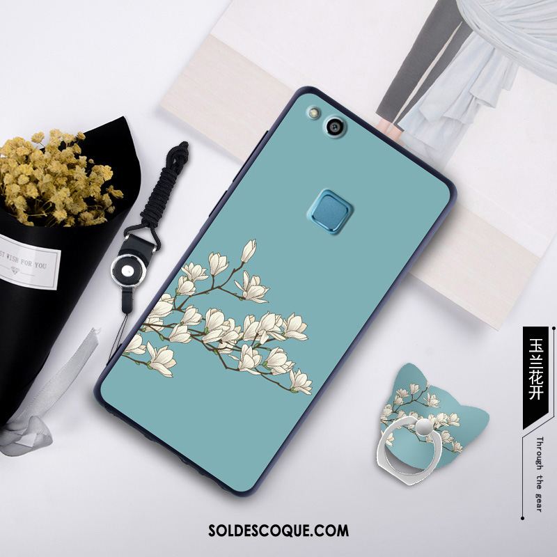 Coque Huawei P10 Lite Silicone Bleu Jeunesse Étui Fluide Doux Housse En Vente