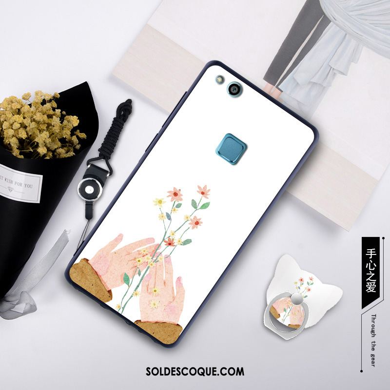 Coque Huawei P10 Lite Silicone Bleu Jeunesse Étui Fluide Doux Housse En Vente