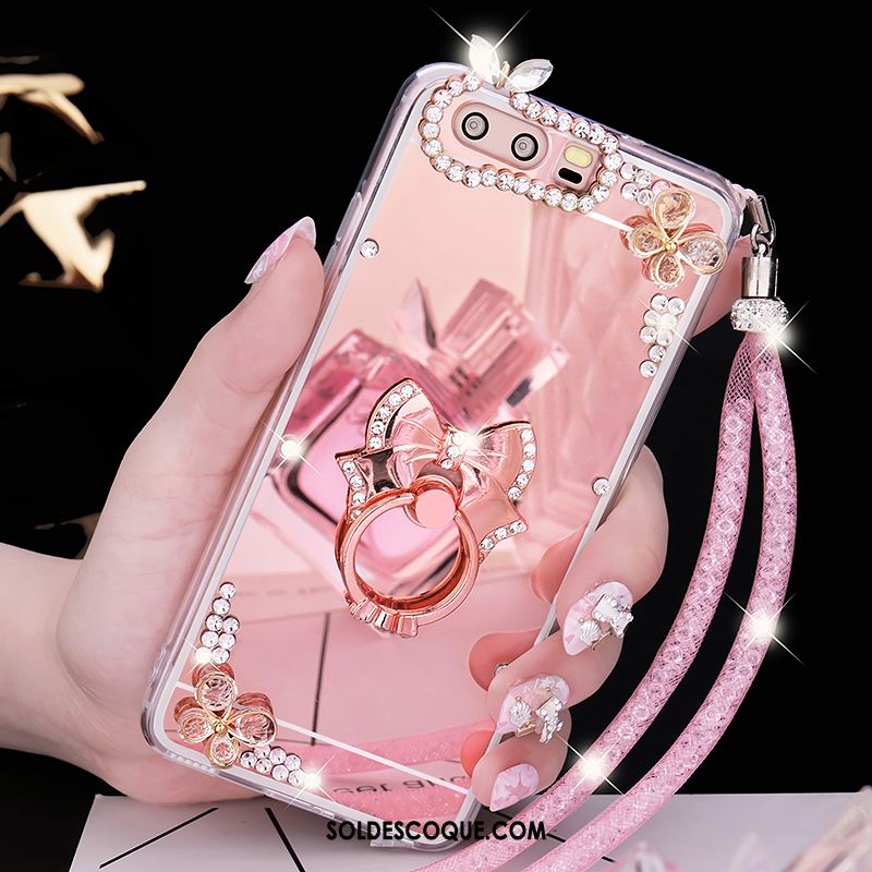 Coque Huawei P10 Légères Miroir Fluide Doux Or Incassable Soldes