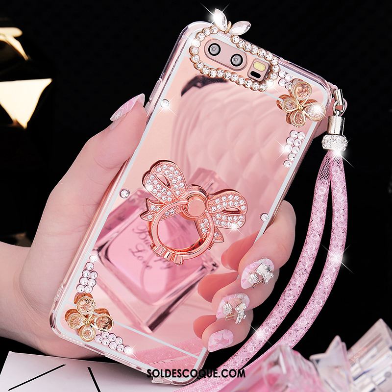 Coque Huawei P10 Légères Miroir Fluide Doux Or Incassable Soldes