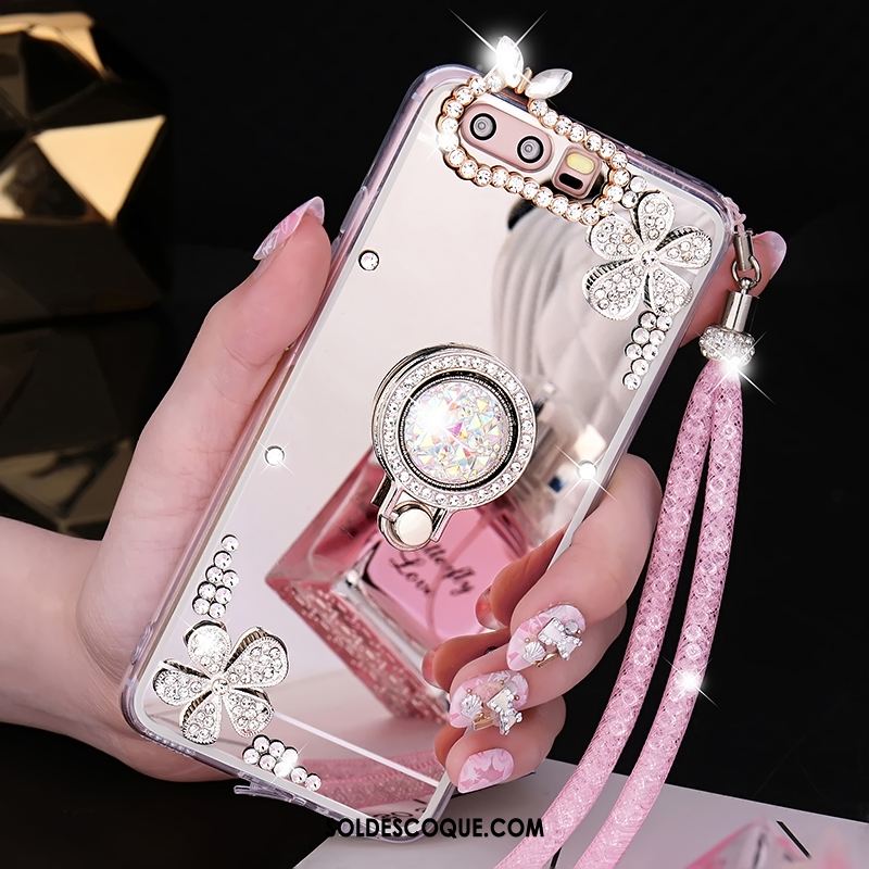 Coque Huawei P10 Légères Miroir Fluide Doux Or Incassable Soldes