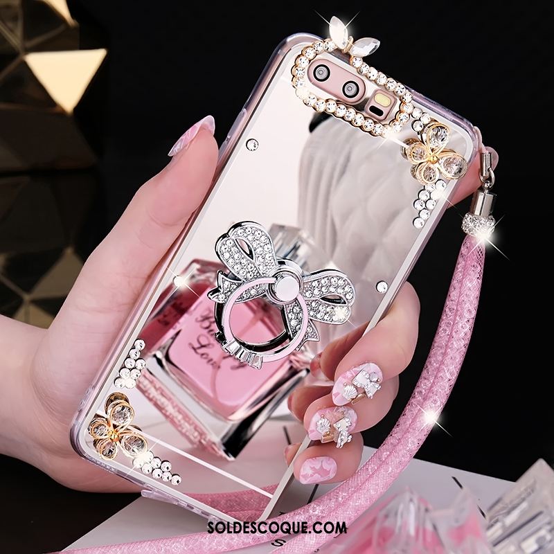 Coque Huawei P10 Légères Miroir Fluide Doux Or Incassable Soldes