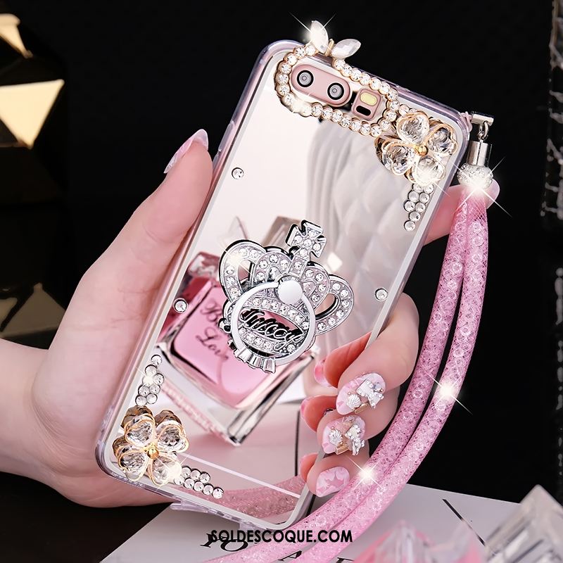 Coque Huawei P10 Légères Miroir Fluide Doux Or Incassable Soldes