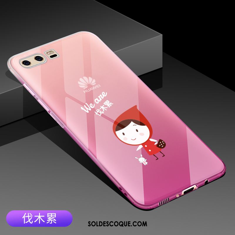 Coque Huawei P10 Marque De Tendance Net Rouge Personnalité Incassable Fluide Doux En Ligne