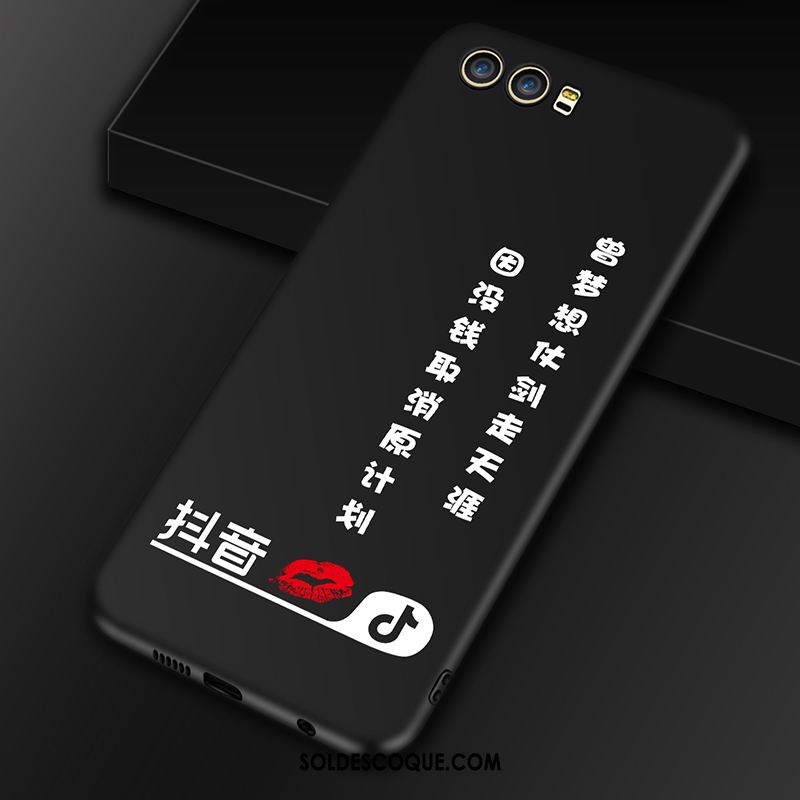 Coque Huawei P10 Noir Étui Incassable Fluide Doux Personnalité En Vente