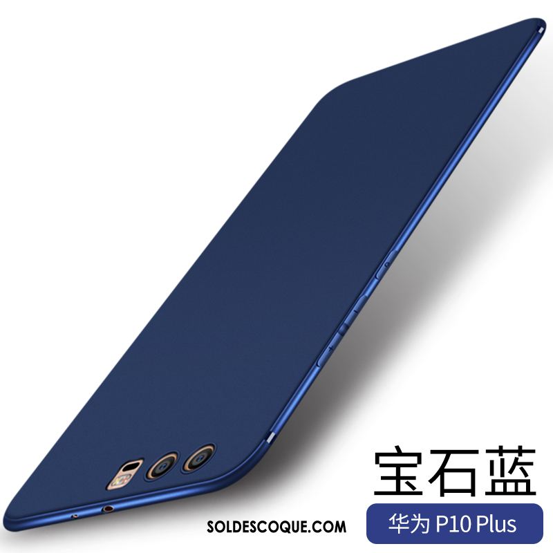 Coque Huawei P10 Plus Bleu Fluide Doux Modèle Fleurie Protection Silicone En Ligne