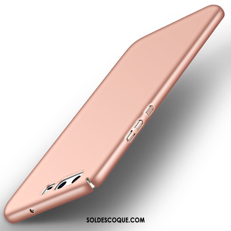 Coque Huawei P10 Plus Délavé En Daim Téléphone Portable Net Rouge Étui Fluide Doux Pas Cher