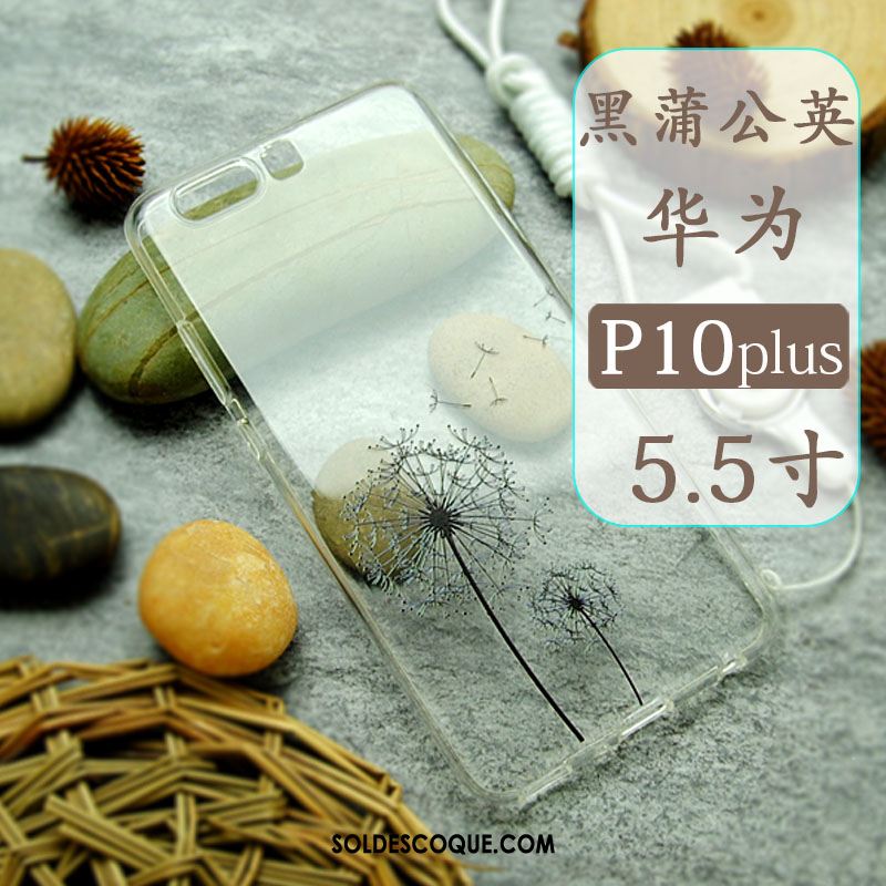 Coque Huawei P10 Plus Incassable Frais Téléphone Portable Fluide Doux Style Chinois Pas Cher