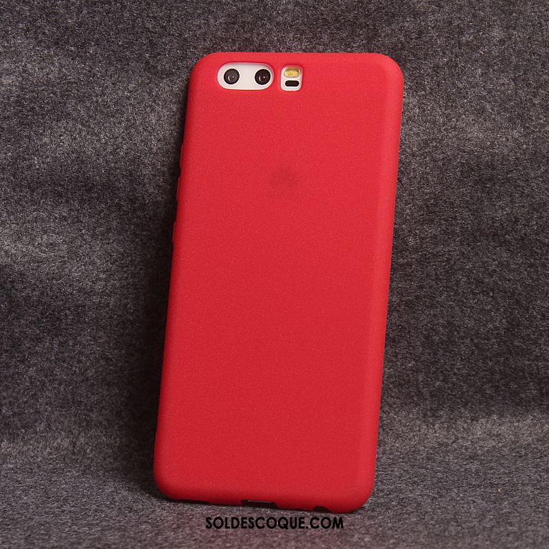 Coque Huawei P10 Plus Incassable Simple Tendance Délavé En Daim Silicone En Vente