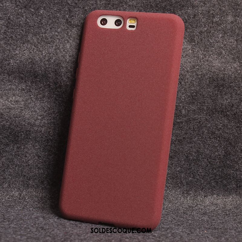 Coque Huawei P10 Plus Incassable Simple Tendance Délavé En Daim Silicone En Vente