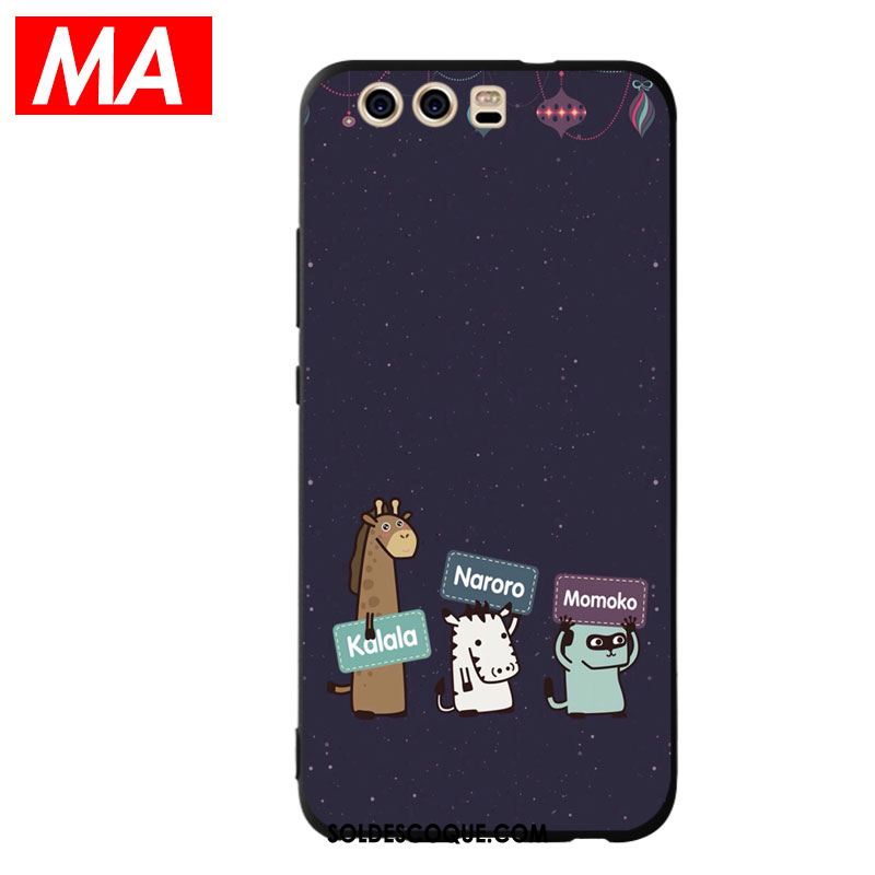 Coque Huawei P10 Plus Protection Étui Silicone Animal Dessin Animé Housse Pas Cher