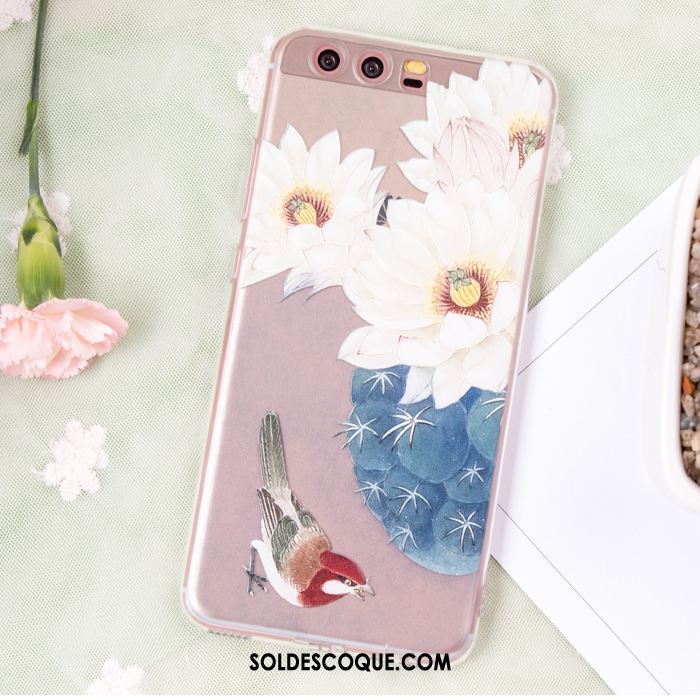 Coque Huawei P10 Plus Rose Personnalité Téléphone Portable Frais Tout Compris Soldes