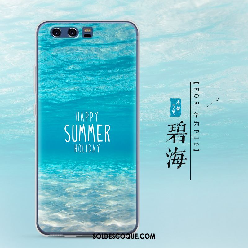 Coque Huawei P10 Plus Transparent Téléphone Portable Créatif Protection Silicone En Vente