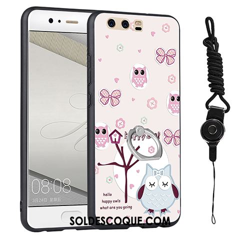 Coque Huawei P10 Plus Téléphone Portable Gaufrage Vert Protection Peinture Housse En Ligne