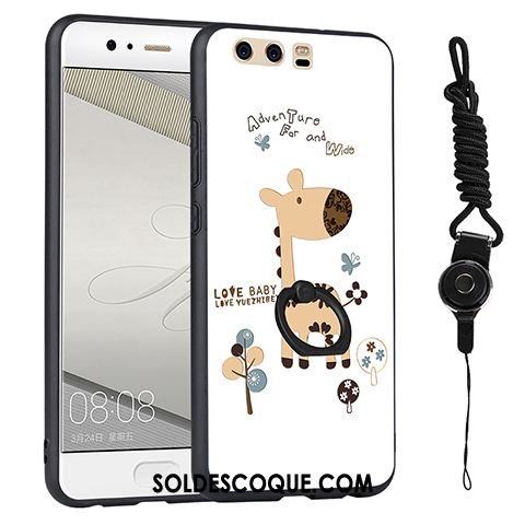 Coque Huawei P10 Plus Téléphone Portable Gaufrage Vert Protection Peinture Housse En Ligne