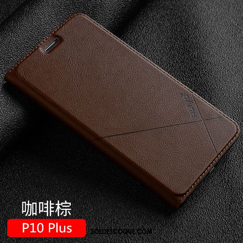 Coque Huawei P10 Plus Étui En Cuir Incassable Clamshell Protection Téléphone Portable France