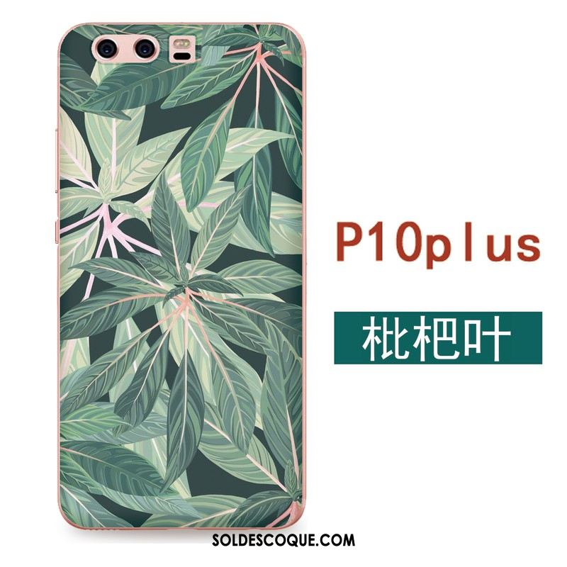 Coque Huawei P10 Plus Étui Gaufrage Tout Compris Téléphone Portable Fleurs En Ligne