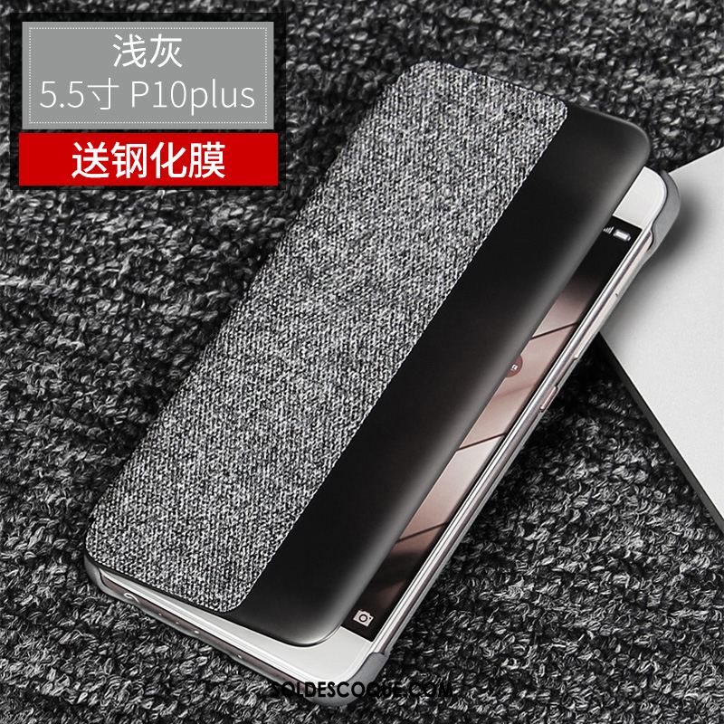 Coque Huawei P10 Plus Étui Protection Gris Windows Clamshell En Vente