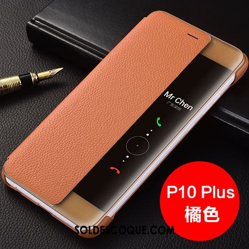 Coque Huawei P10 Plus Étui Téléphone Portable Étui En Cuir Protection Clamshell Soldes