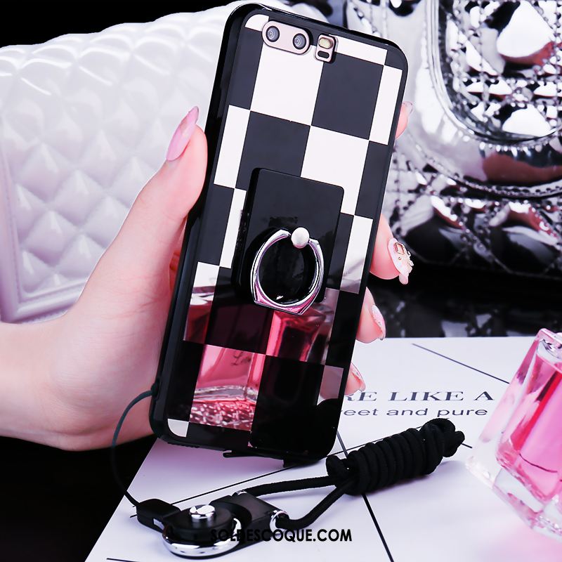 Coque Huawei P10 Protection Téléphone Portable Incassable Noir Fluide Doux Pas Cher