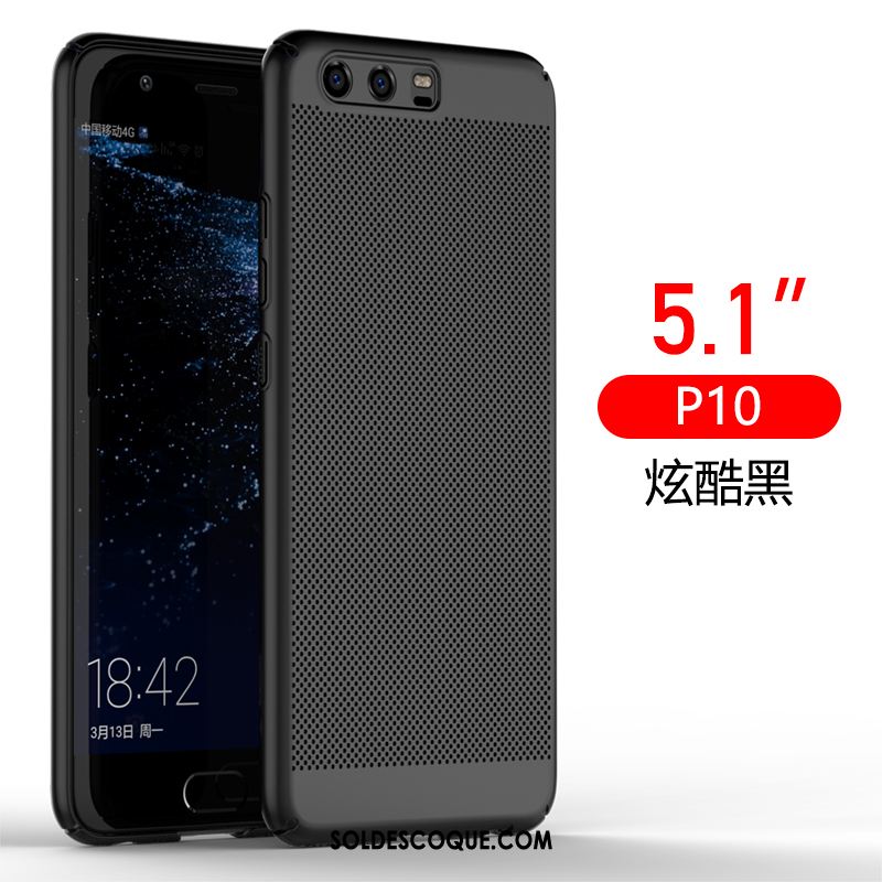 Coque Huawei P10 Respirant Refroidissement Téléphone Portable Étui Bleu Pas Cher