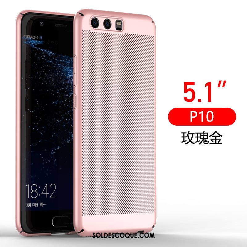 Coque Huawei P10 Respirant Refroidissement Téléphone Portable Étui Bleu Pas Cher