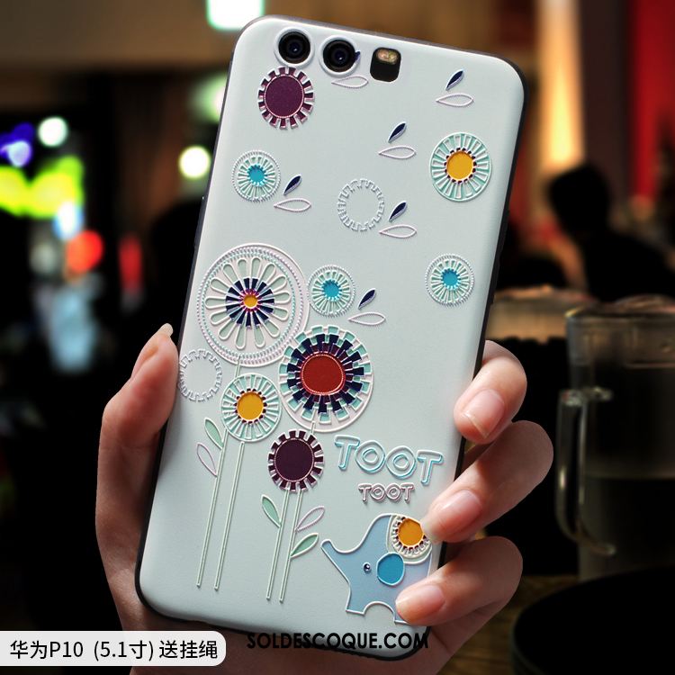Coque Huawei P10 Téléphone Portable Dessin Animé Personnalité Silicone Étui Pas Cher