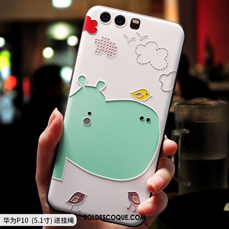 Coque Huawei P10 Téléphone Portable Dessin Animé Personnalité Silicone Étui Pas Cher