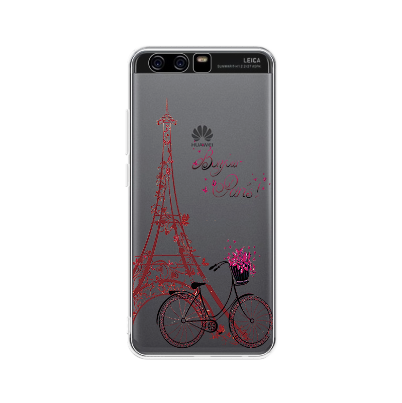 Coque Huawei P10 Téléphone Portable Fluide Doux Mesh Tendance Transparent Soldes