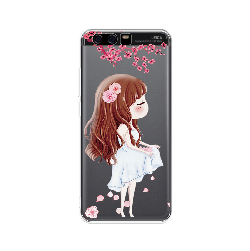 Coque Huawei P10 Téléphone Portable Fluide Doux Mesh Tendance Transparent Soldes