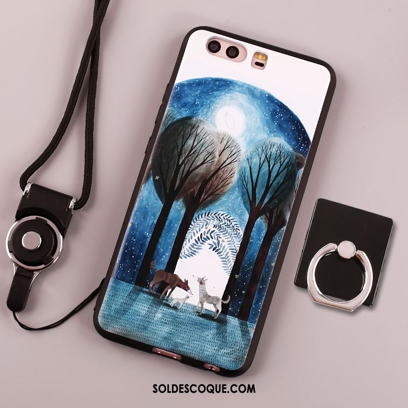 Coque Huawei P10 Téléphone Portable Protection Anneau Ornements Suspendus Cou Suspendu En Ligne