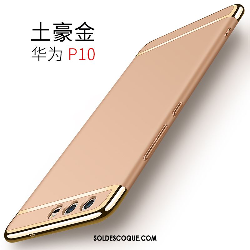 Coque Huawei P10 Étui Délavé En Daim Nouveau Difficile Incassable Pas Cher