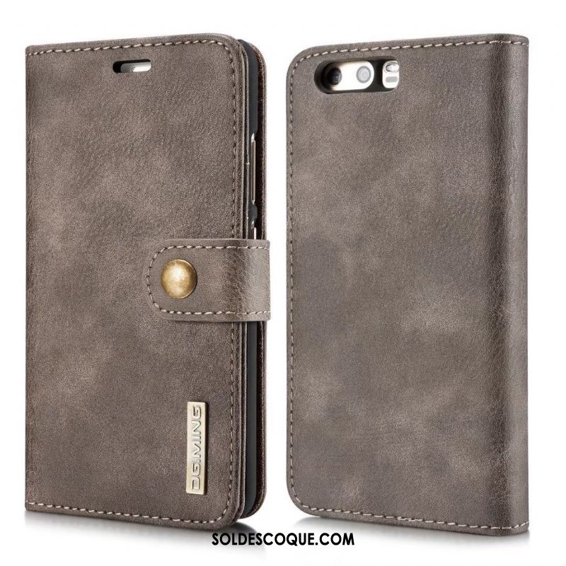 Coque Huawei P10 Étui En Cuir Carte Téléphone Portable Incassable Protection Soldes