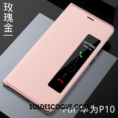 Coque Huawei P10 Étui En Cuir Téléphone Portable Protection Dormance Housse En Ligne