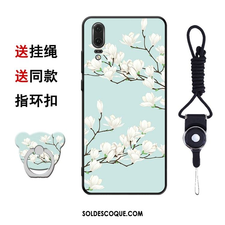 Coque Huawei P20 Charmant Silicone Fluide Doux Créatif Étui En Ligne