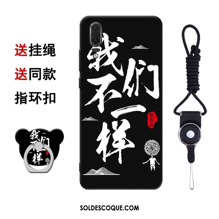 Coque Huawei P20 Charmant Silicone Fluide Doux Créatif Étui En Ligne