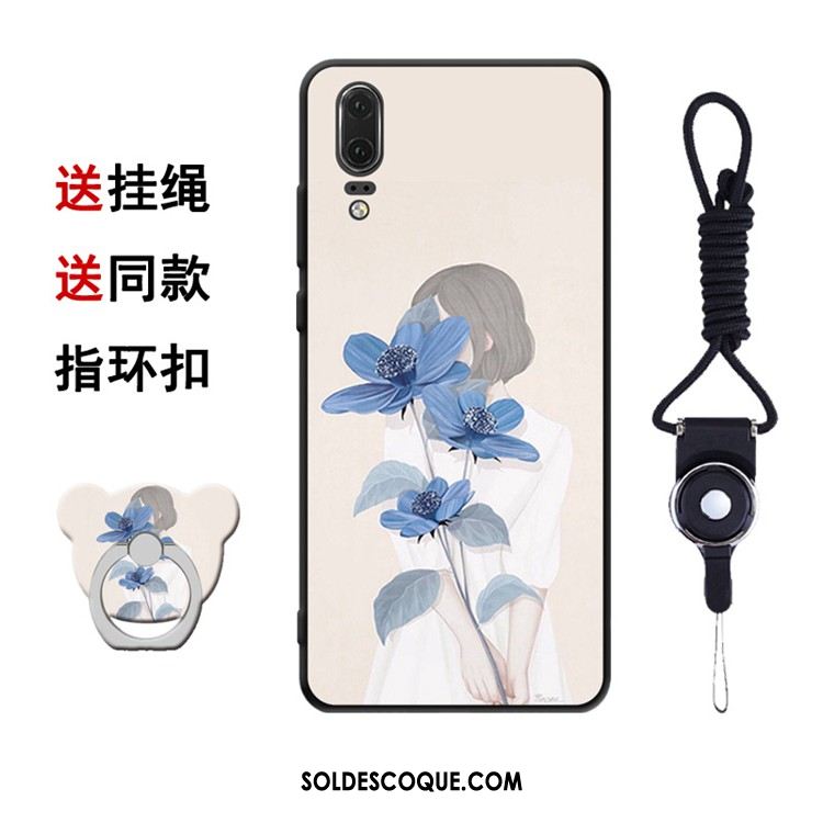 Coque Huawei P20 Charmant Silicone Fluide Doux Créatif Étui En Ligne