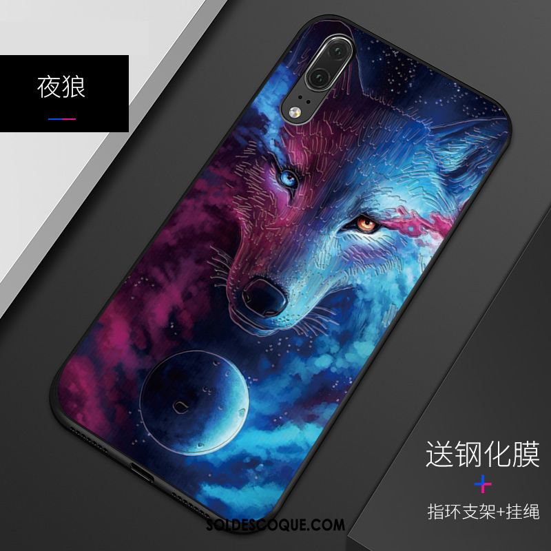 Coque Huawei P20 Fluide Doux Personnalisé Gaufrage Silicone Modèle Pas Cher