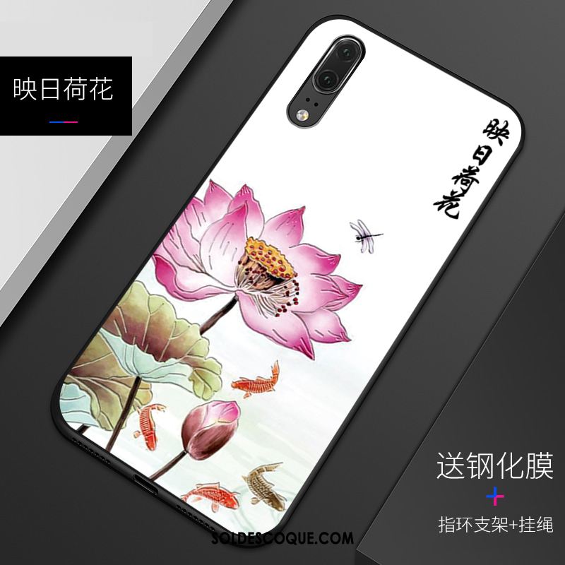 Coque Huawei P20 Fluide Doux Personnalisé Gaufrage Silicone Modèle Pas Cher