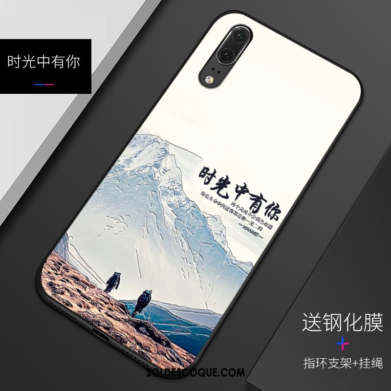 Coque Huawei P20 Fluide Doux Personnalisé Gaufrage Silicone Modèle Pas Cher