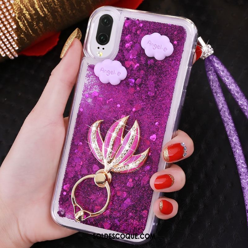 Coque Huawei P20 Incassable Téléphone Portable Fluide Doux Charmant Rose Soldes