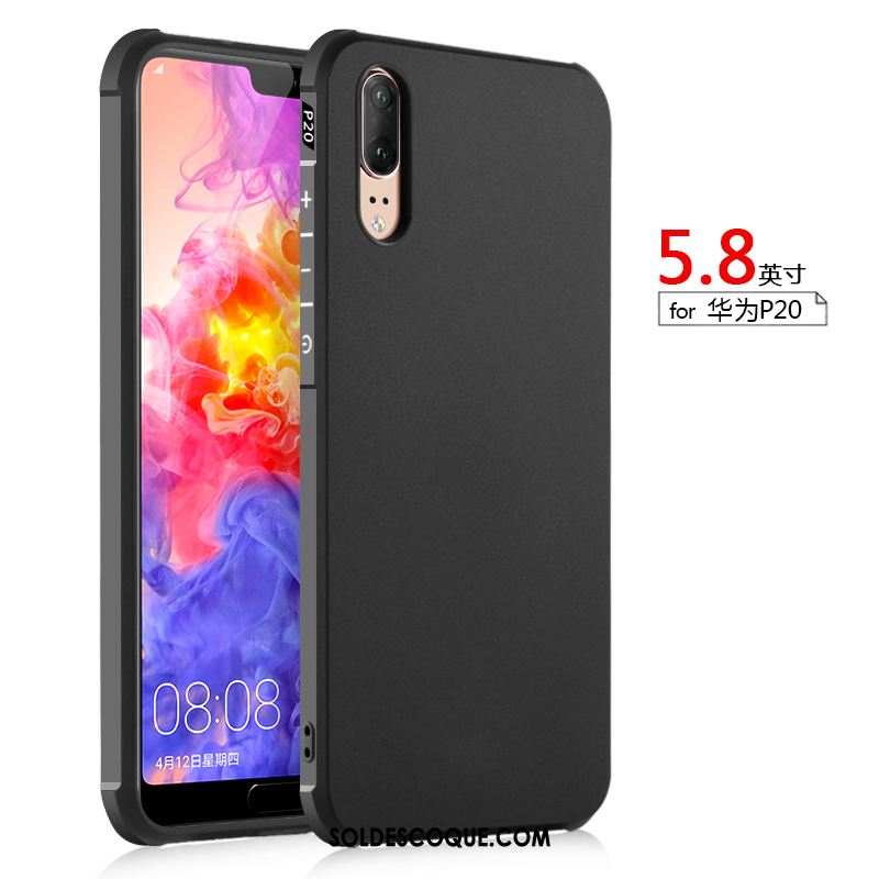 Coque Huawei P20 Incassable Étui Fluide Doux Blanc Téléphone Portable Housse France