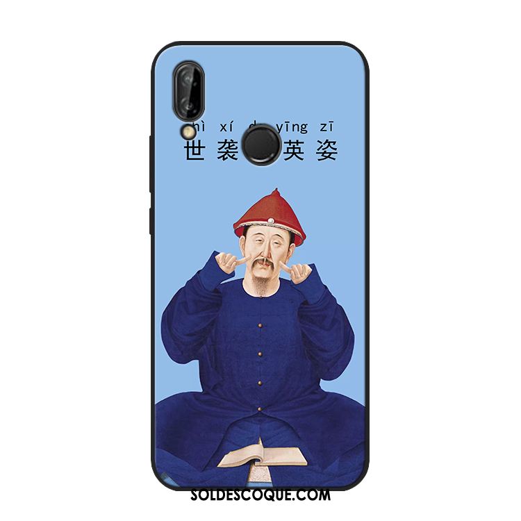 Coque Huawei P20 Lite Amoureux Étui Téléphone Portable Drôle Bleu Pas Cher