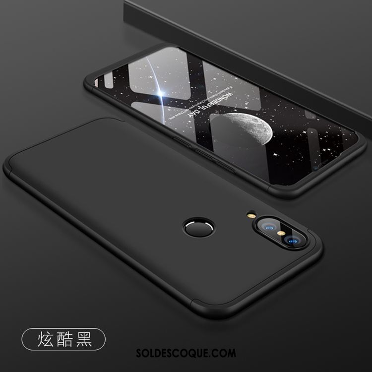 Coque Huawei P20 Lite Anneau Étui Or Protection Chat Pas Cher